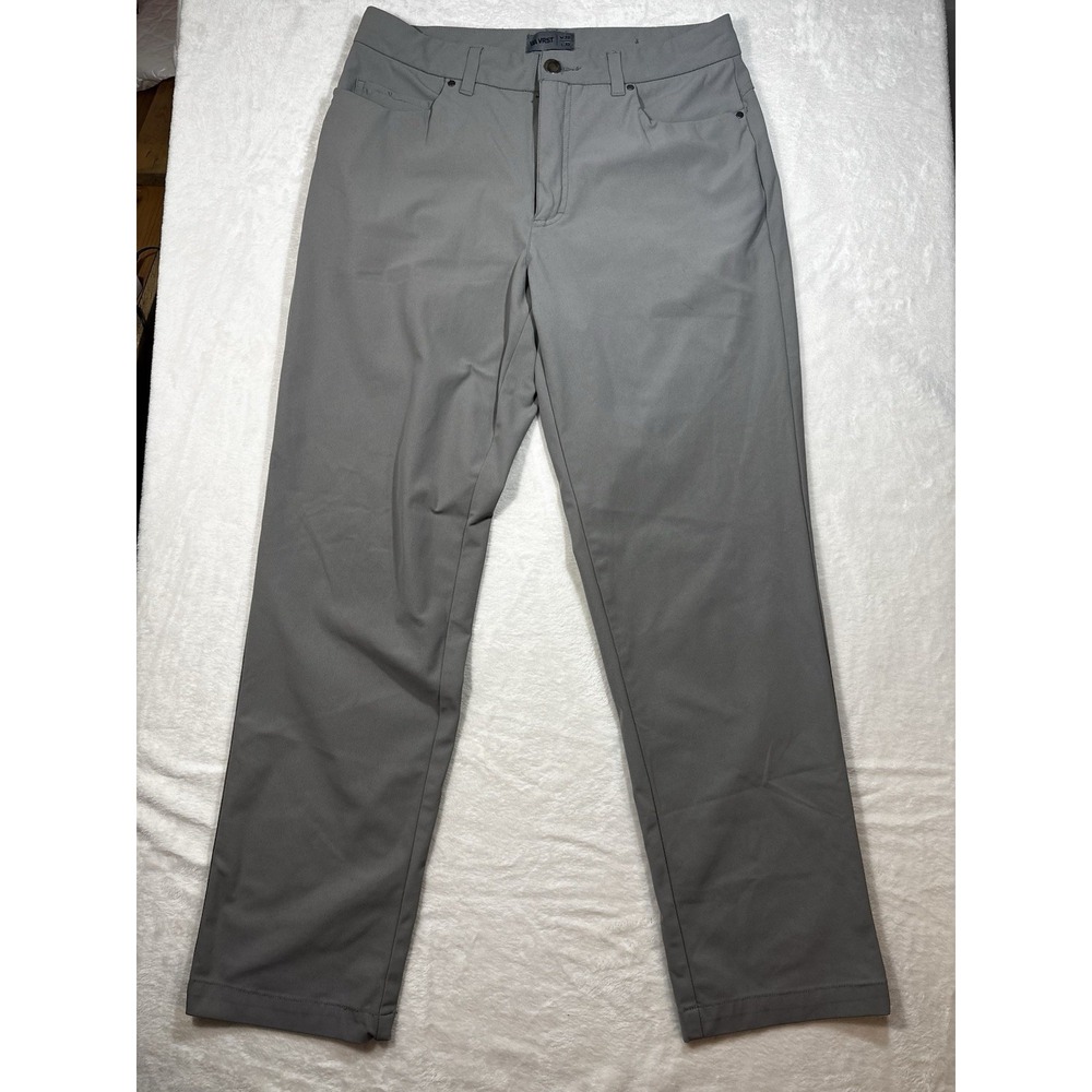 VRST Mens Limitless Pants Size 32X32 Gray Slim Fit Tapered Slash Pocket